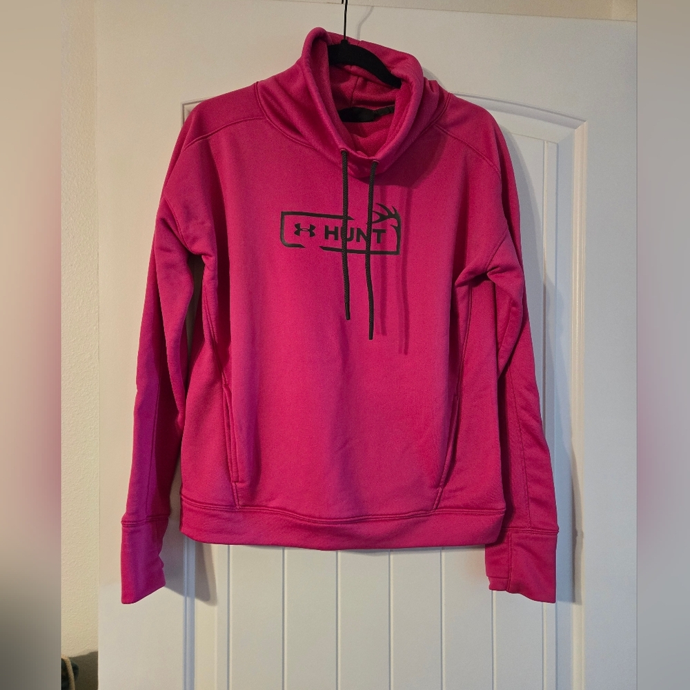 Under Armour Pink Cowl Neck Sweater